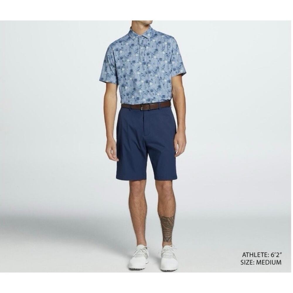 Walter Hagen “Dense Desert Convo” Polo in “Desert Gray” size Small, NWT!